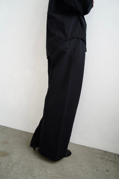 Sweat Wide Pants / BLACK -10月31日発送-