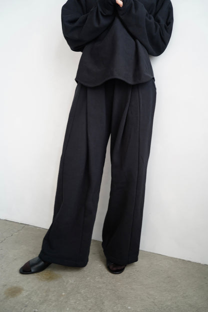Sweat Wide Pants / BLACK -10月31日発送-