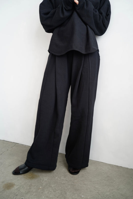 Sweat Wide Pants / BLACK -10月16日発送-