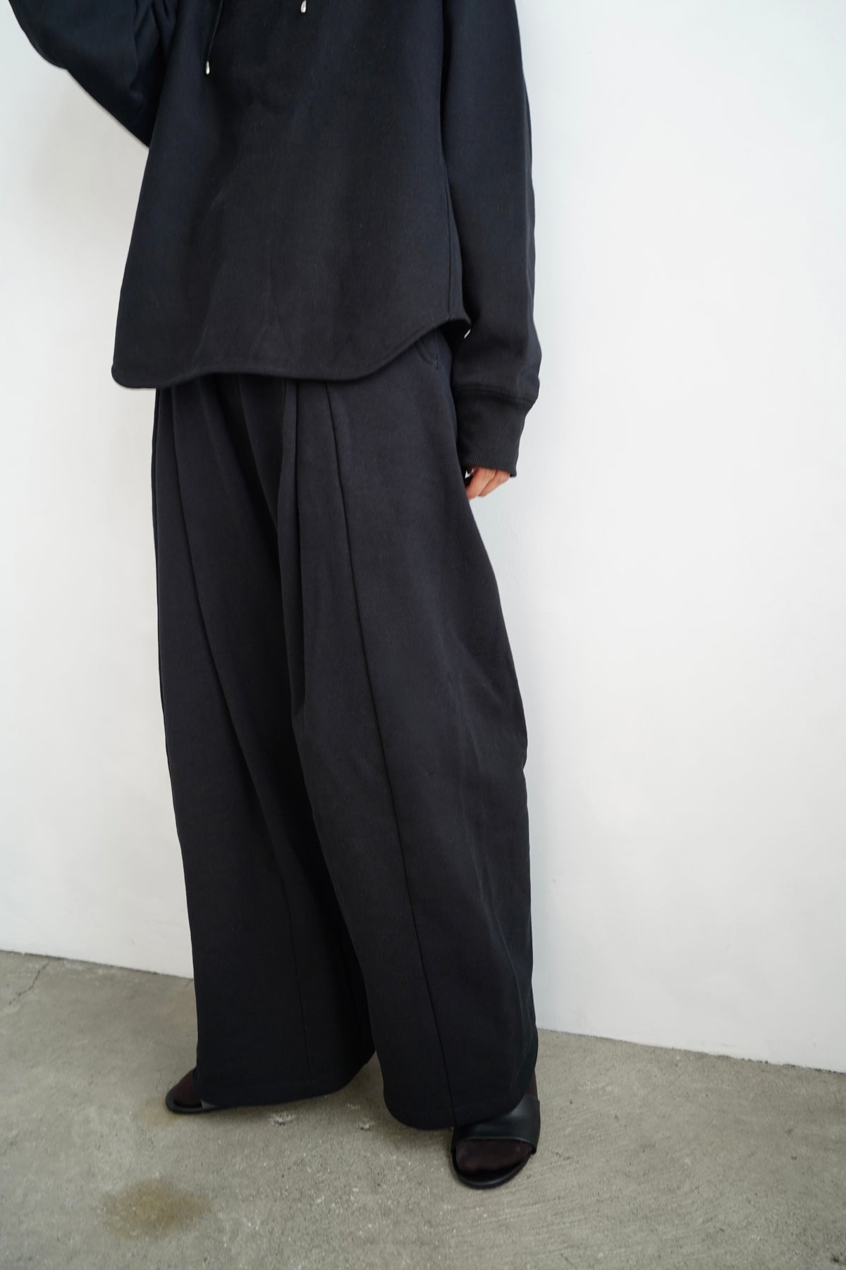 Sweat Wide Pants / BLACK -10月31日発送-