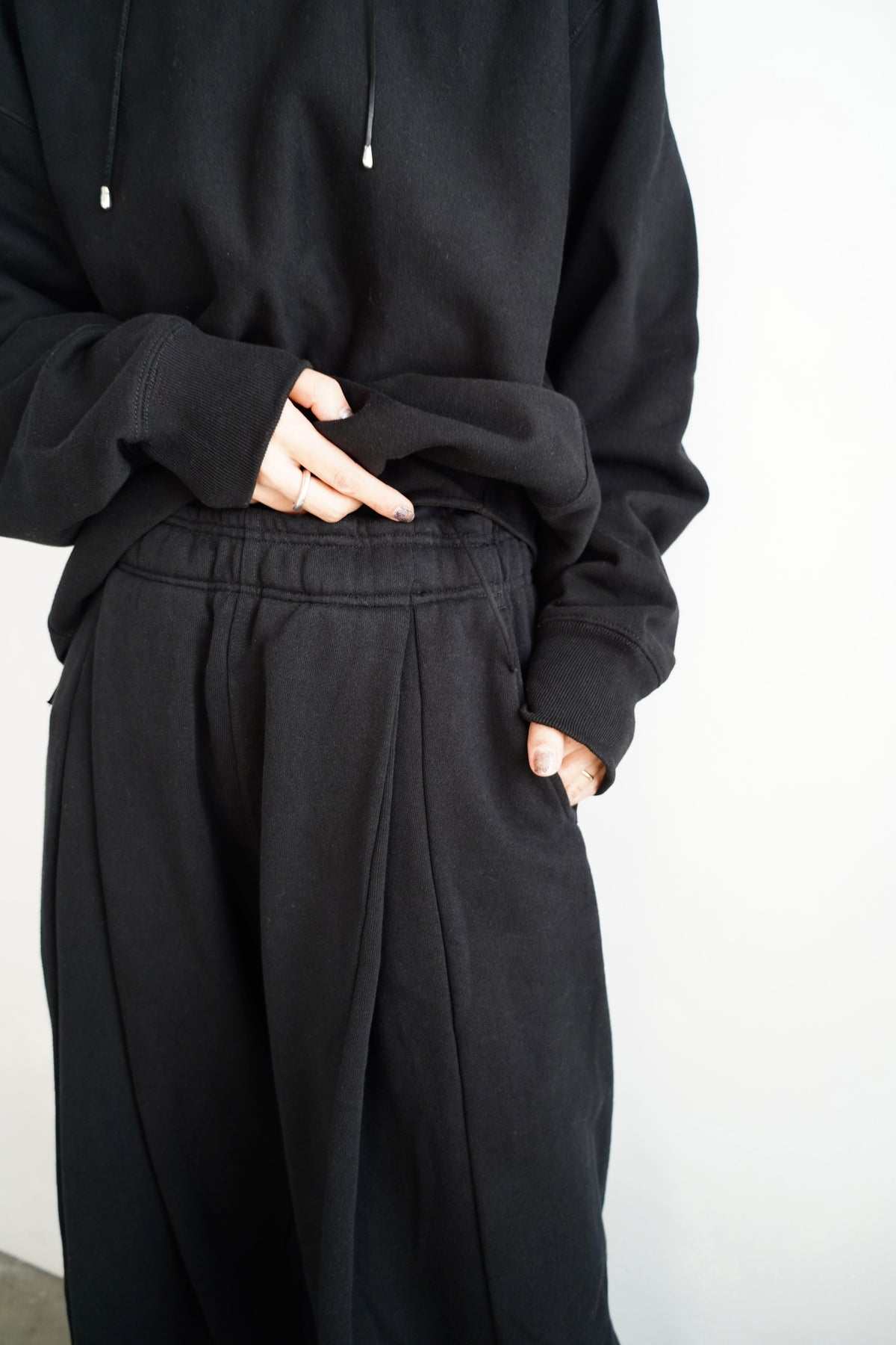 Sweat Wide Pants / BLACK -10月31日発送-