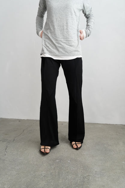 【SAMPLE SALE】Textured Lace Pants/BLACK(162㎝丈)