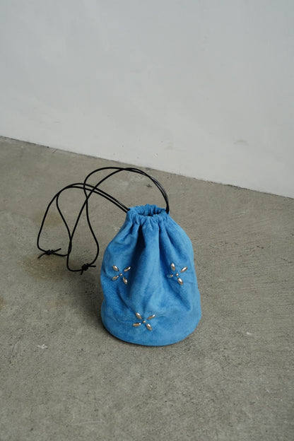 Suede Studs Bag / BLUE