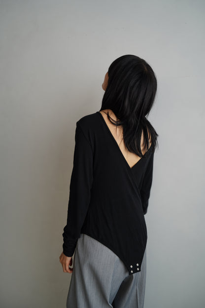 Backopen Bodysuit / BLACK -9月30日発送-