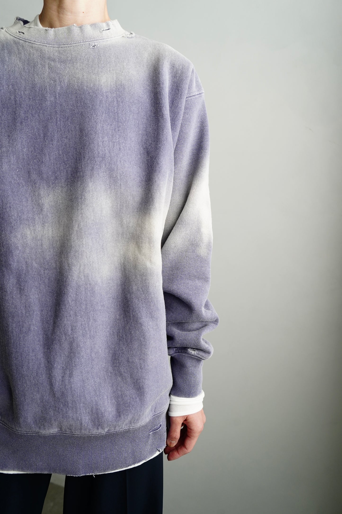 Sulfur Dyeing Sweat / PURPLE