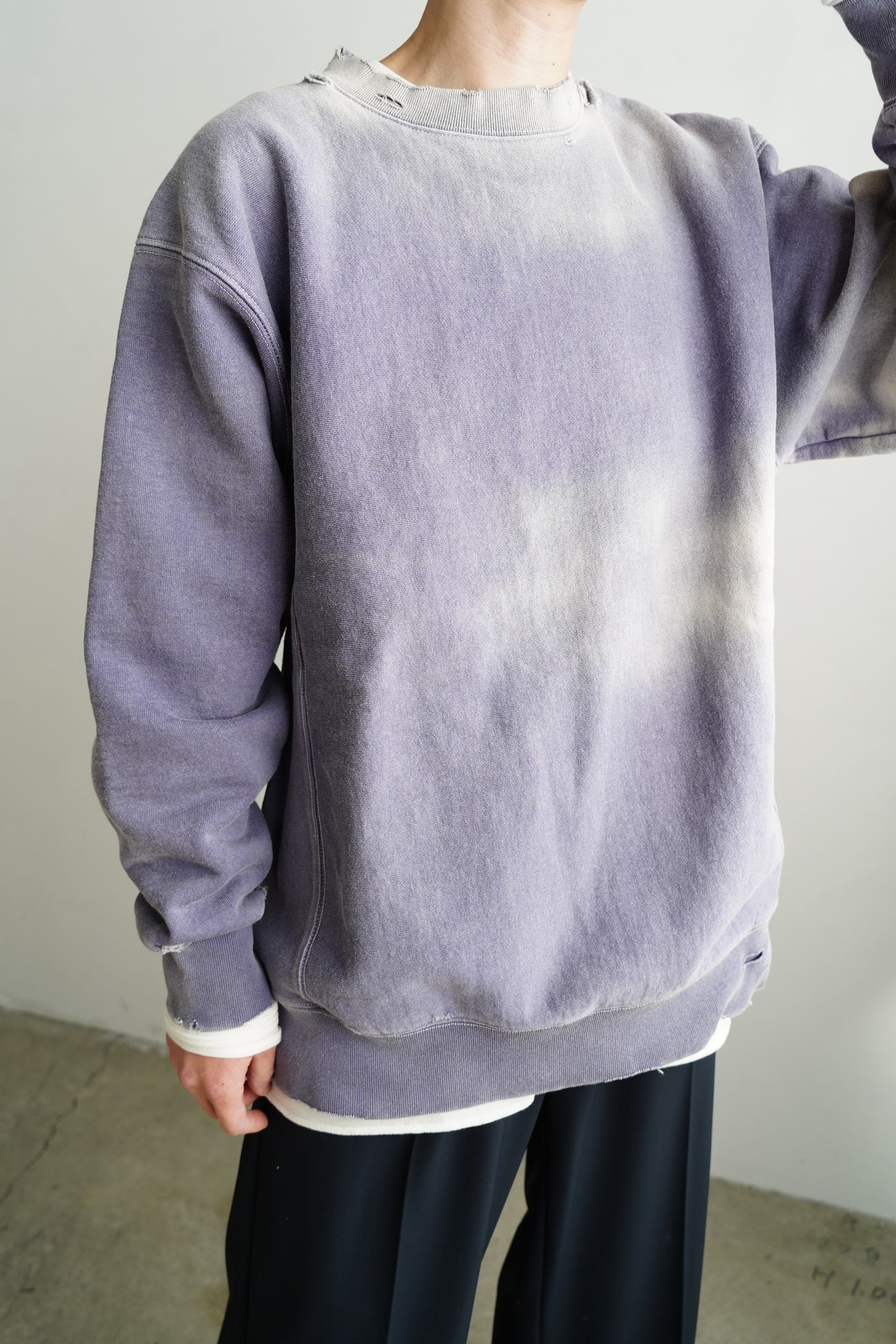 Sulfur Dyeing Sweat / PURPLE