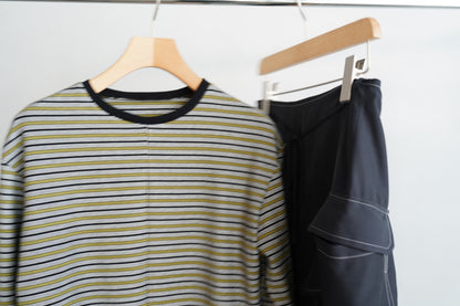 Border L/S / GREEN -11月3-6日発送-