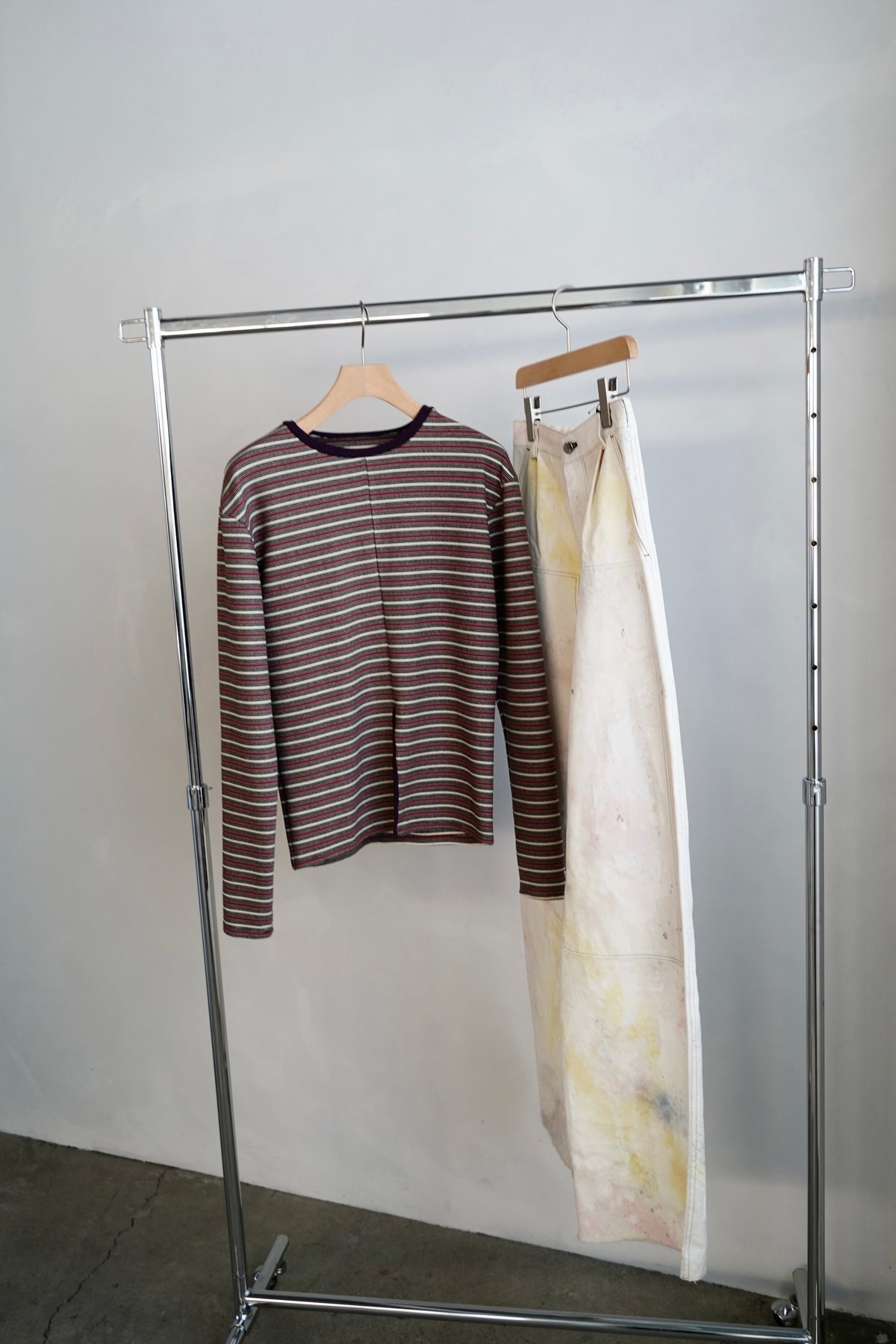 Border L/S / RED -11月3-6日発送-