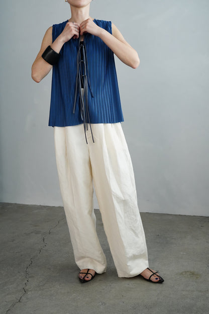 Pleats Vest / BLUE -4月24日発送-