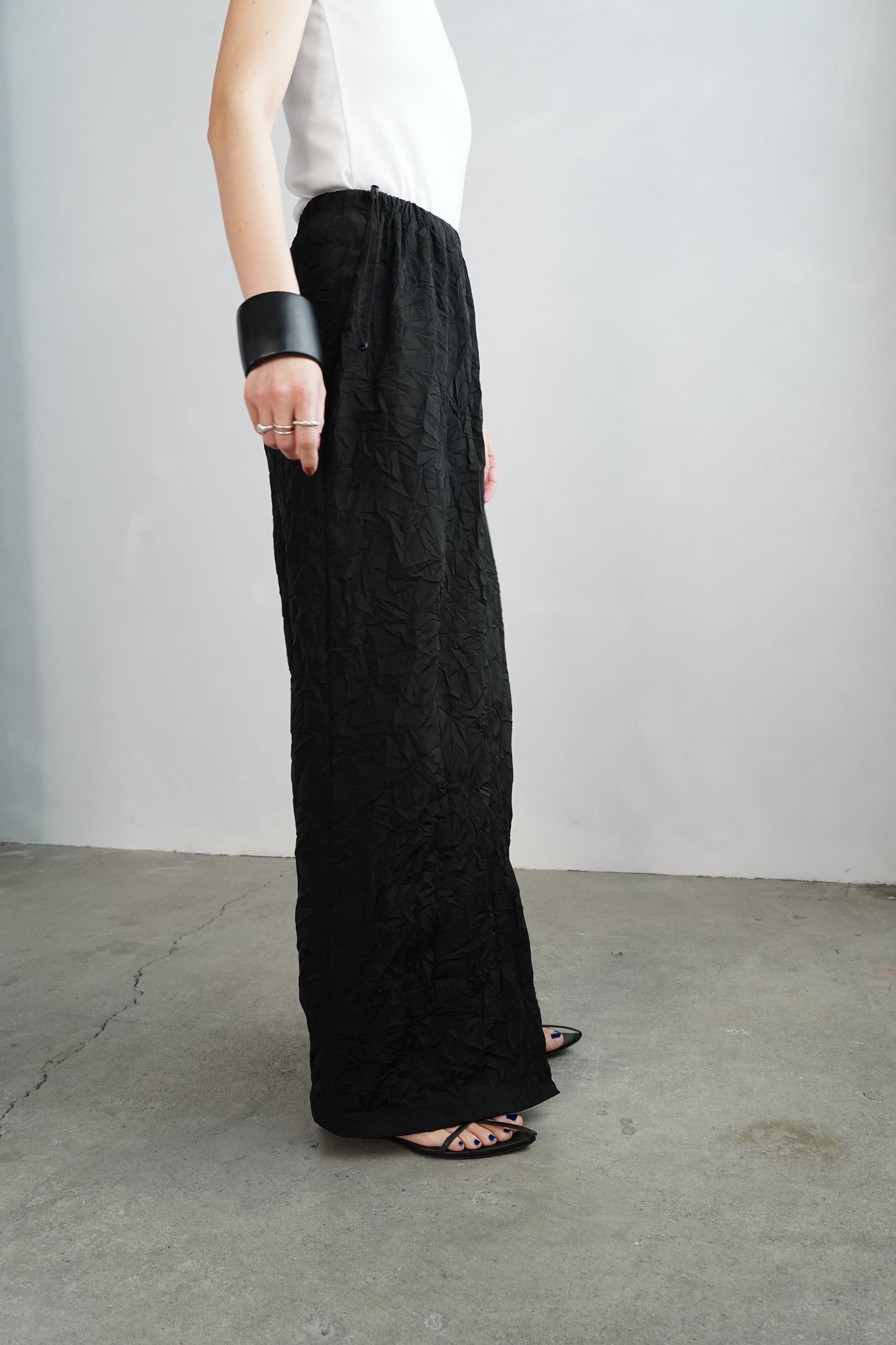 Washer Skirt / BLACK -4月22日発送-