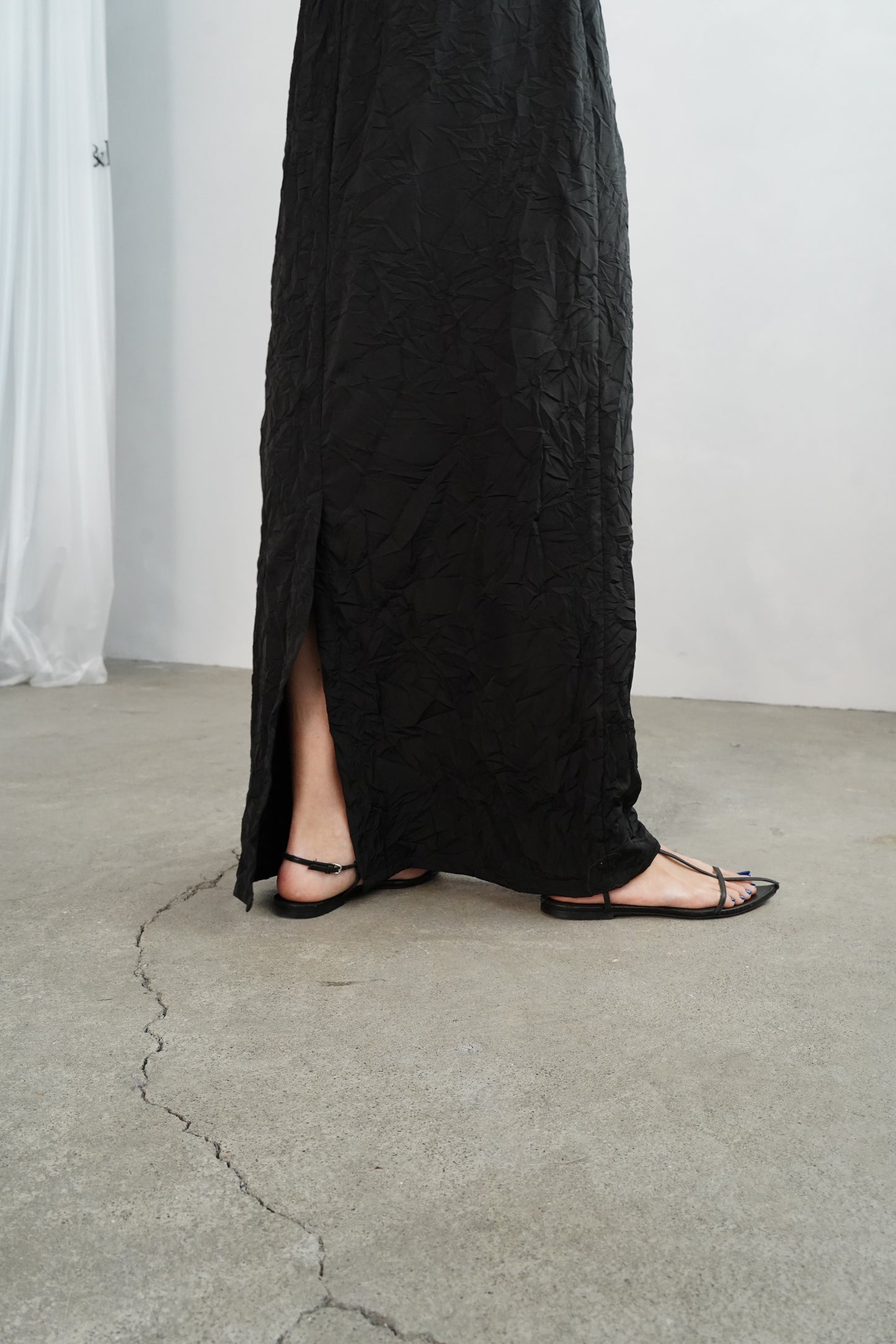 Washer Skirt / BLACK -4月22日発送-