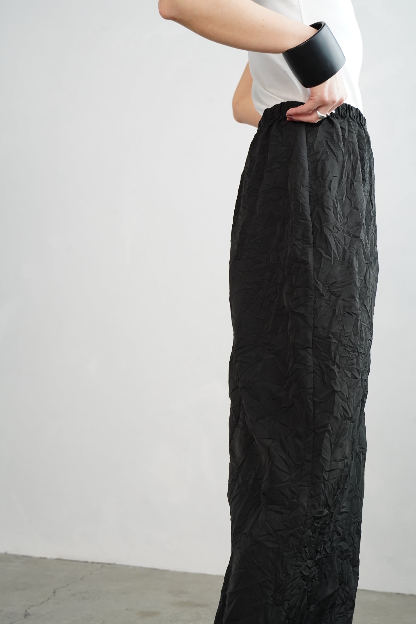 Washer Skirt / BLACK -4月22日発送-