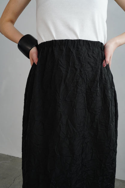 Washer Skirt / BLACK -4月22日発送-