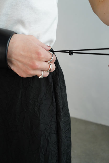 Washer Skirt / BLACK -4月22日発送-