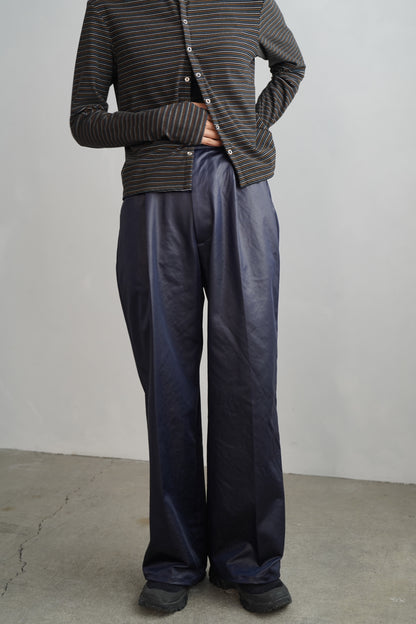 Arti Leather Pants / NAVY -10月31日発送-