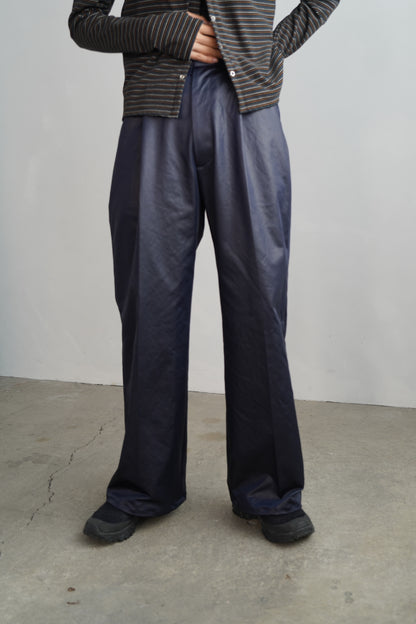 Arti Leather Pants / NAVY -10月31日発送-