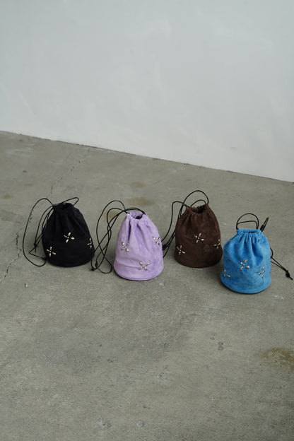 Suede Studs Bag / BLACK