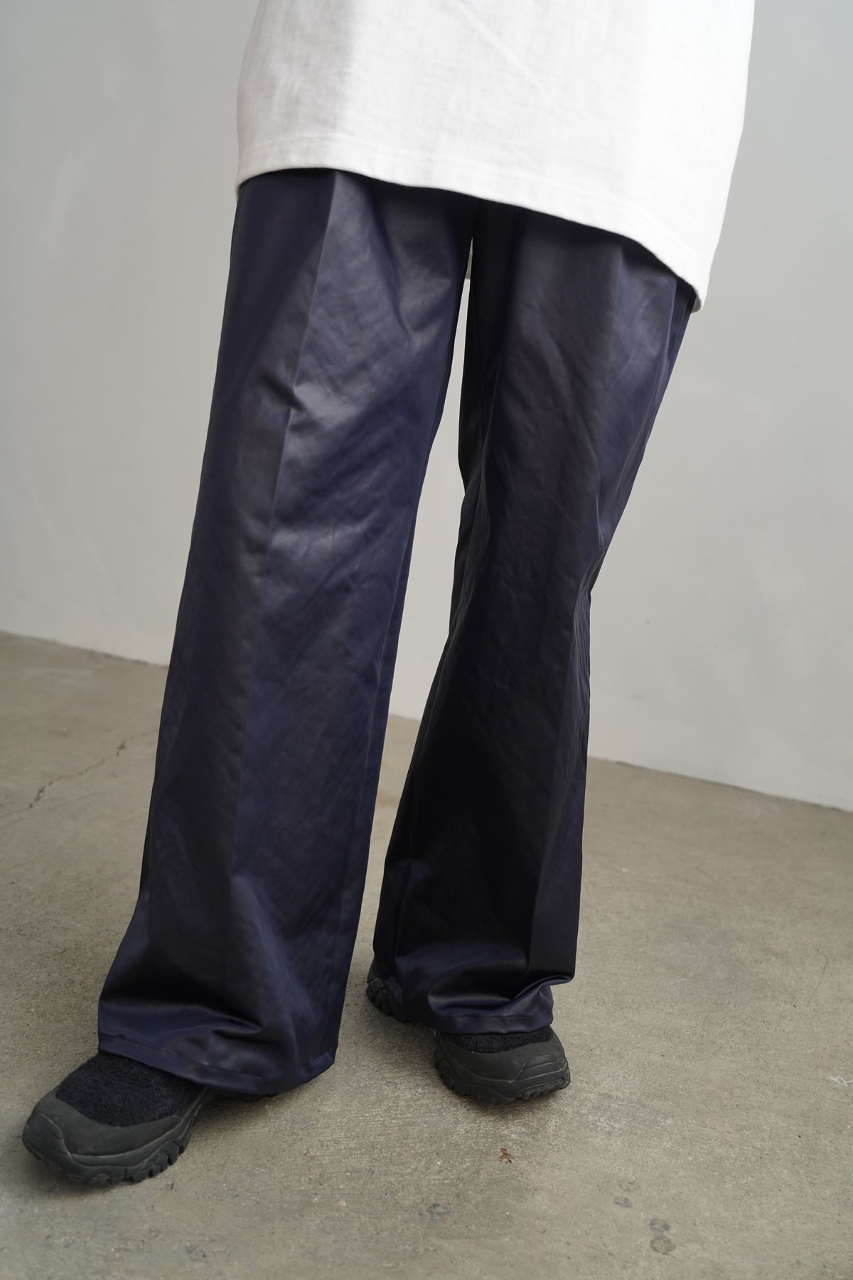 Arti Leather Pants / NAVY -10月31日発送-