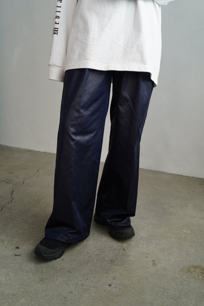 Arti Leather Pants / NAVY -10月31日発送-