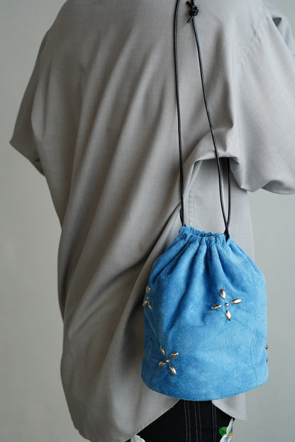 Suede Studs Bag / BLUE