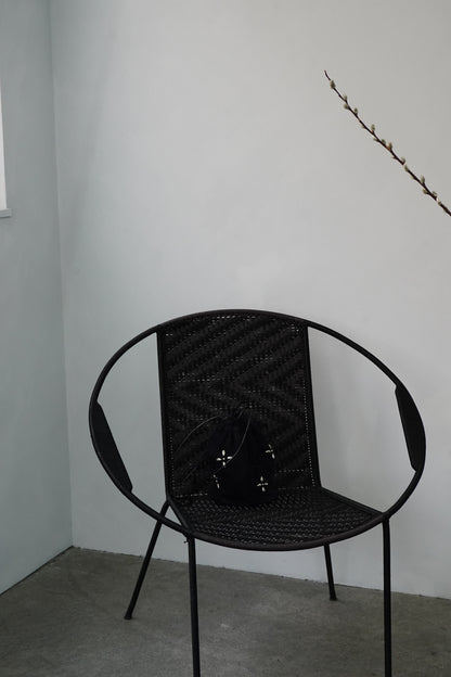 Suede Studs Bag / BLACK