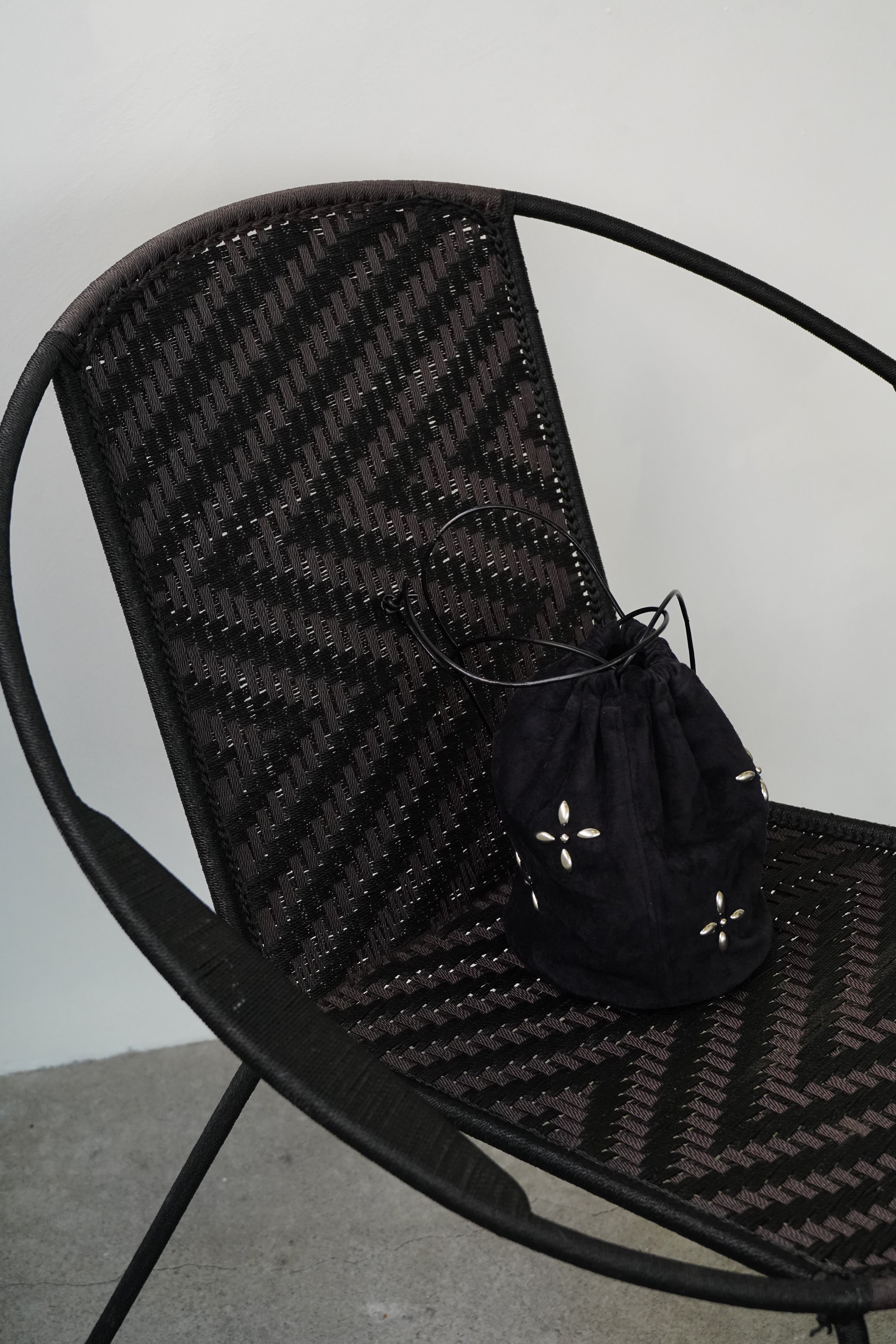 Suede Studs Bag / BLACK – &her