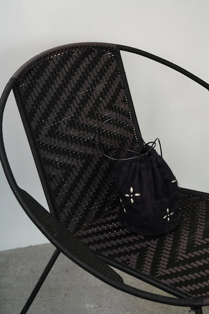Suede Studs Bag / BLACK