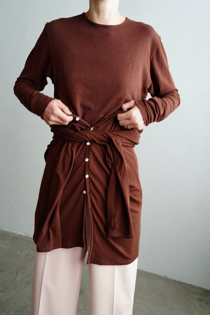 Powdery Cardigan / BROWN