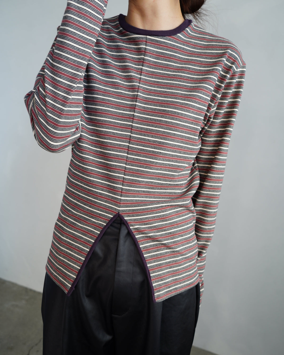 Border L/S / RED -11月3-6日発送-