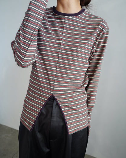 Border L/S / RED -11月3-6日発送-