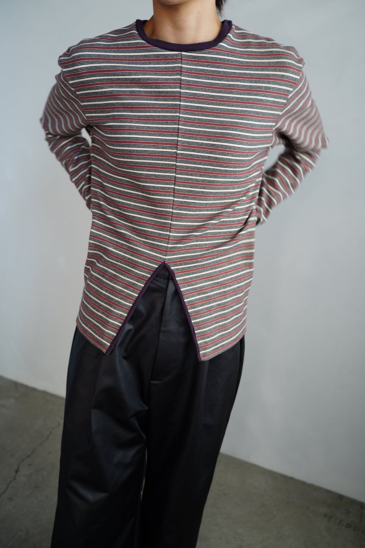 Border L/S / RED -11月3-6日発送-
