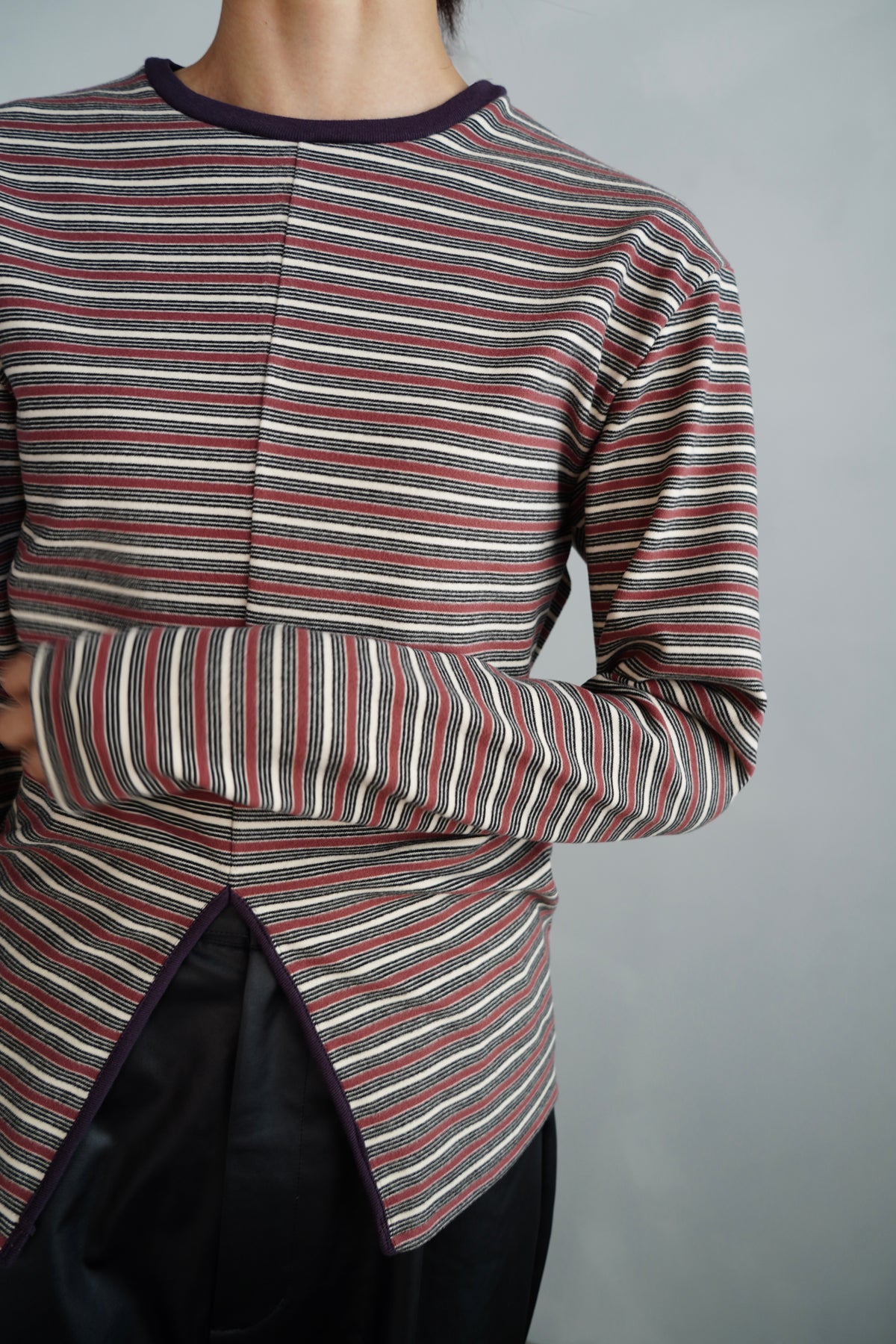 Border L/S / RED -11月3-6日発送-