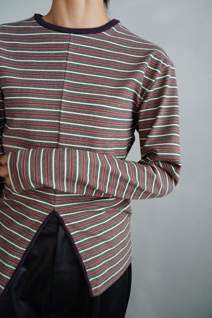Border L/S / RED -11月3-6日発送-