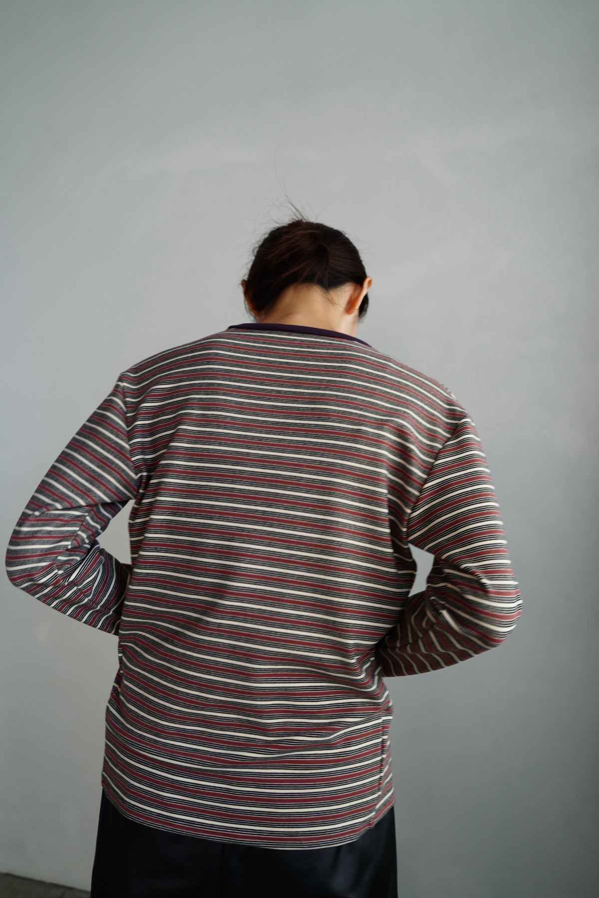 Border L/S / RED -11月3-6日発送-