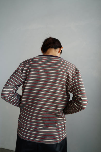 Border L/S / RED -11月3-6日発送-