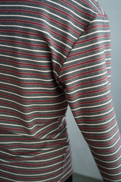 Border L/S / RED -11月3-6日発送-