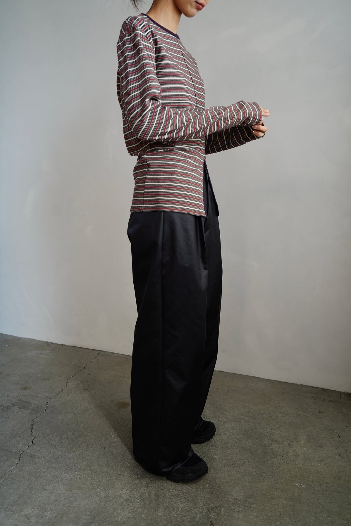 Border L/S / RED -11月3-6日発送-