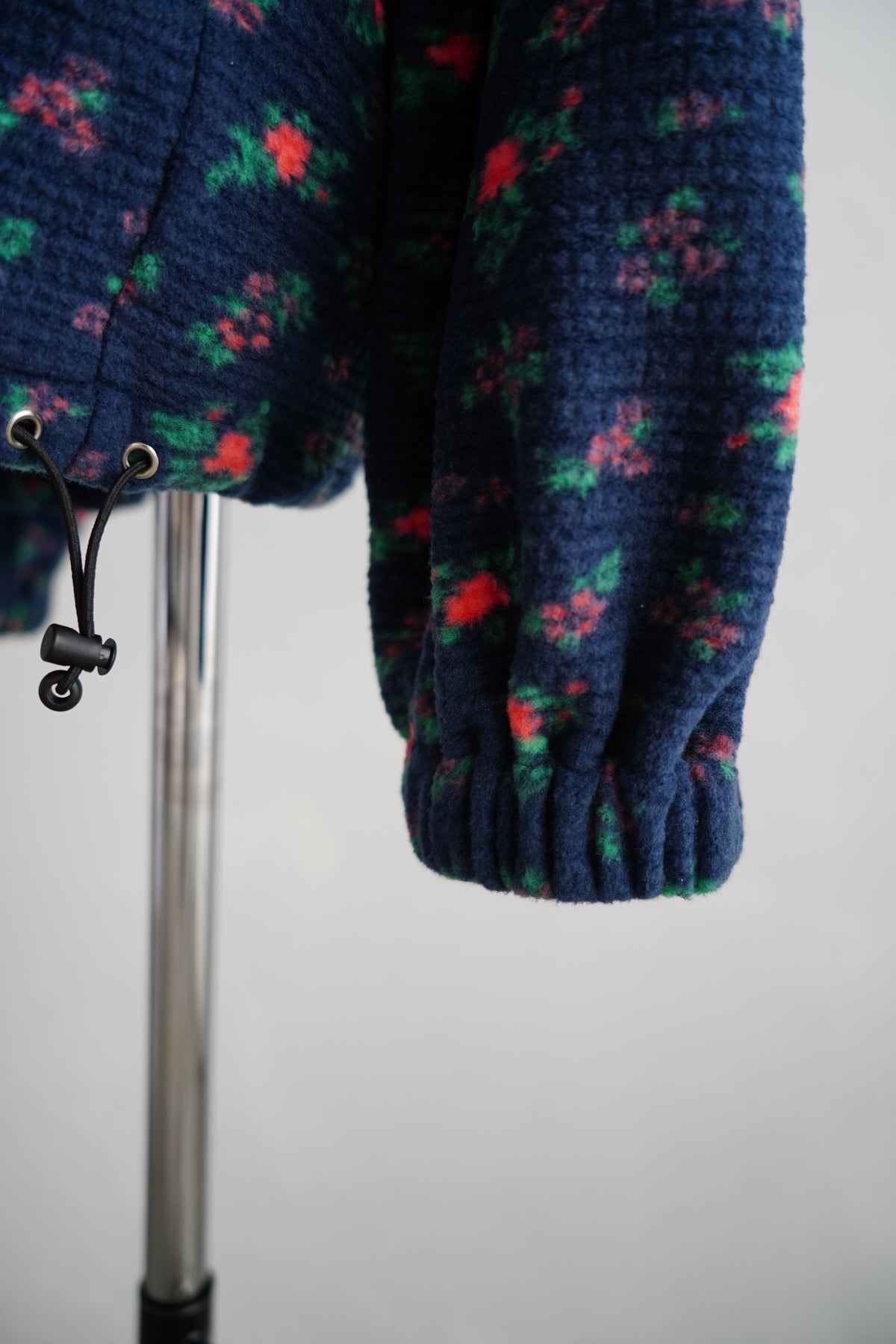 Flower Half-Zip Jacket / NAVY -11月25日発送-