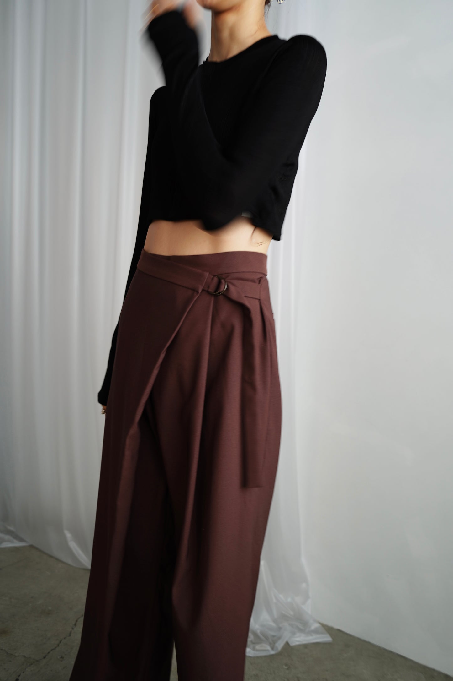 Cachecoeur Pants / BURGUNDY