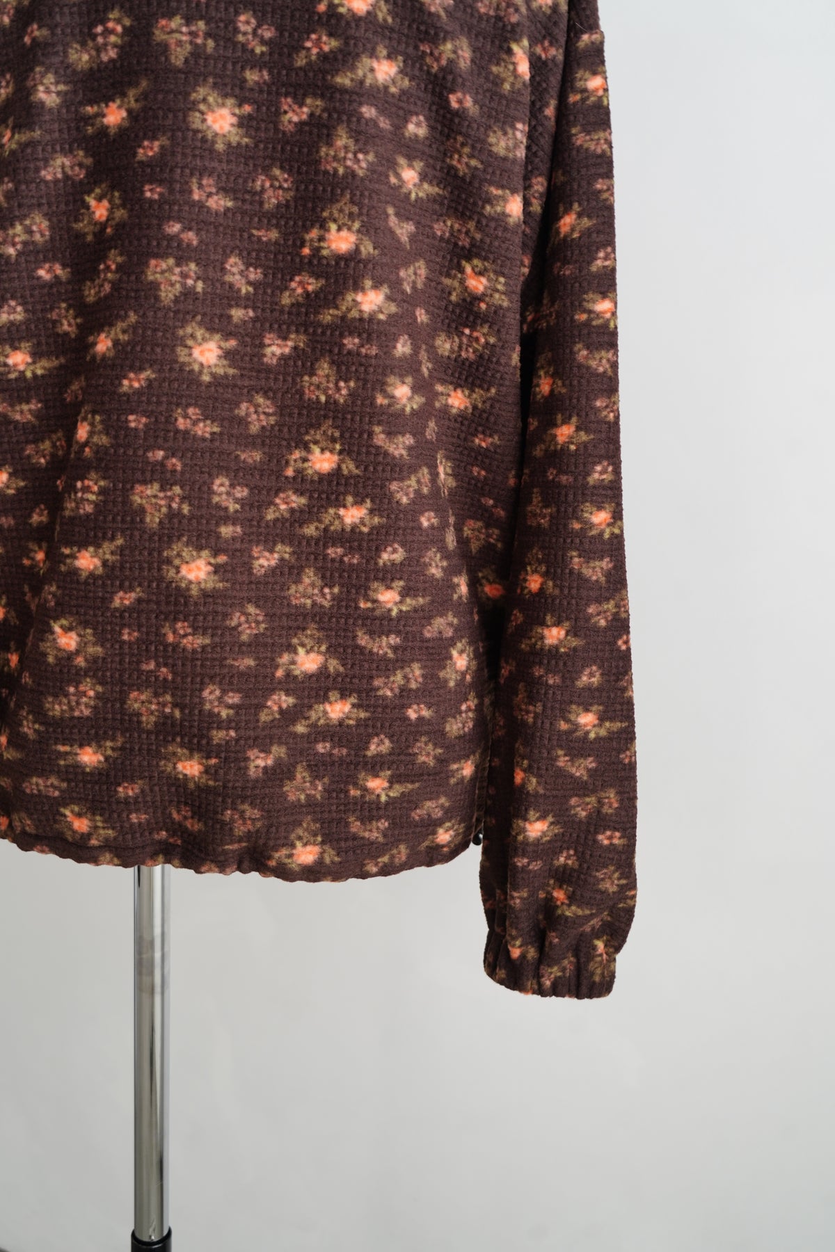 Flower  Half-Zip Jacket / BROWN -11月25日発送-