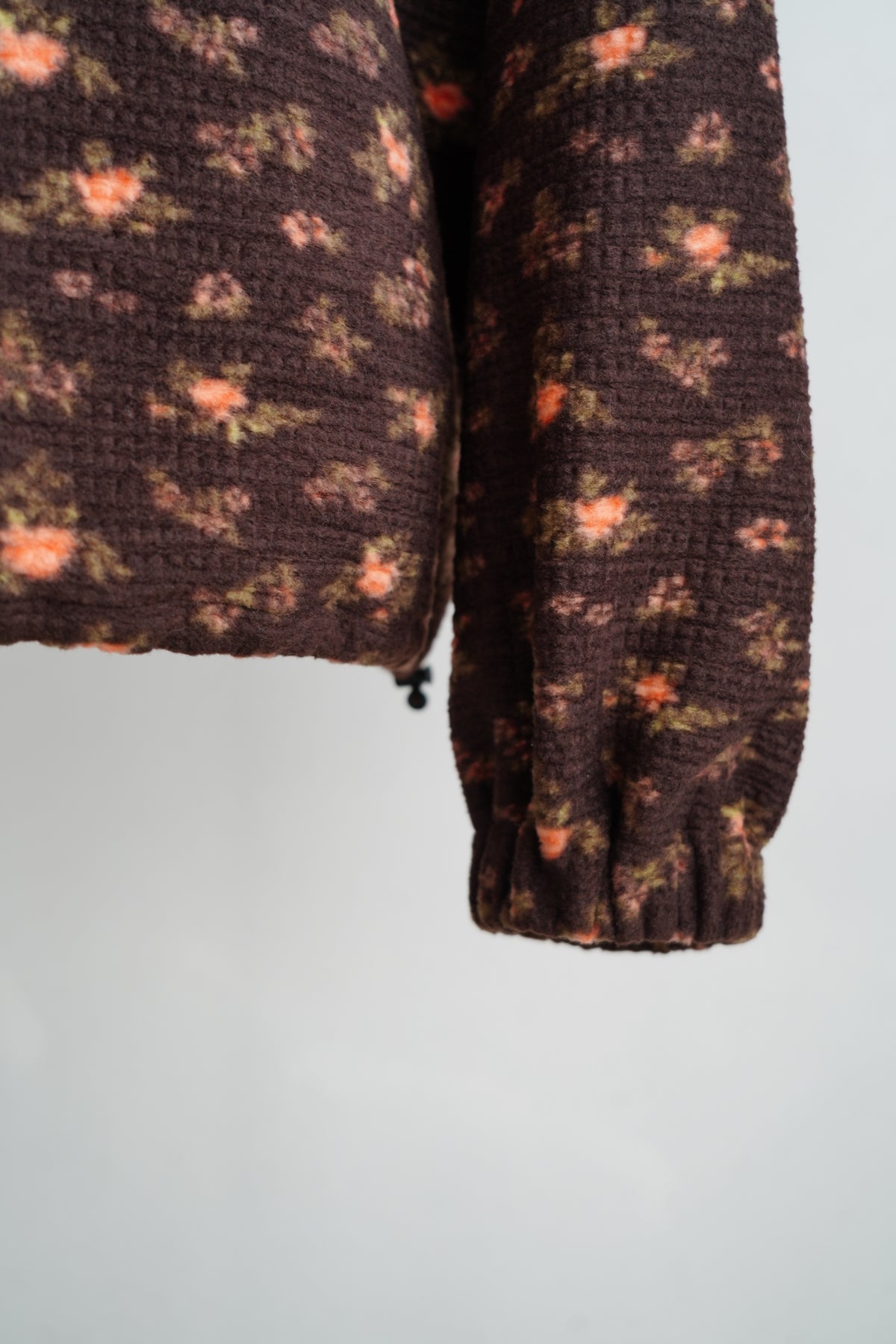Flower  Half-Zip Jacket / BROWN -11月25日発送-