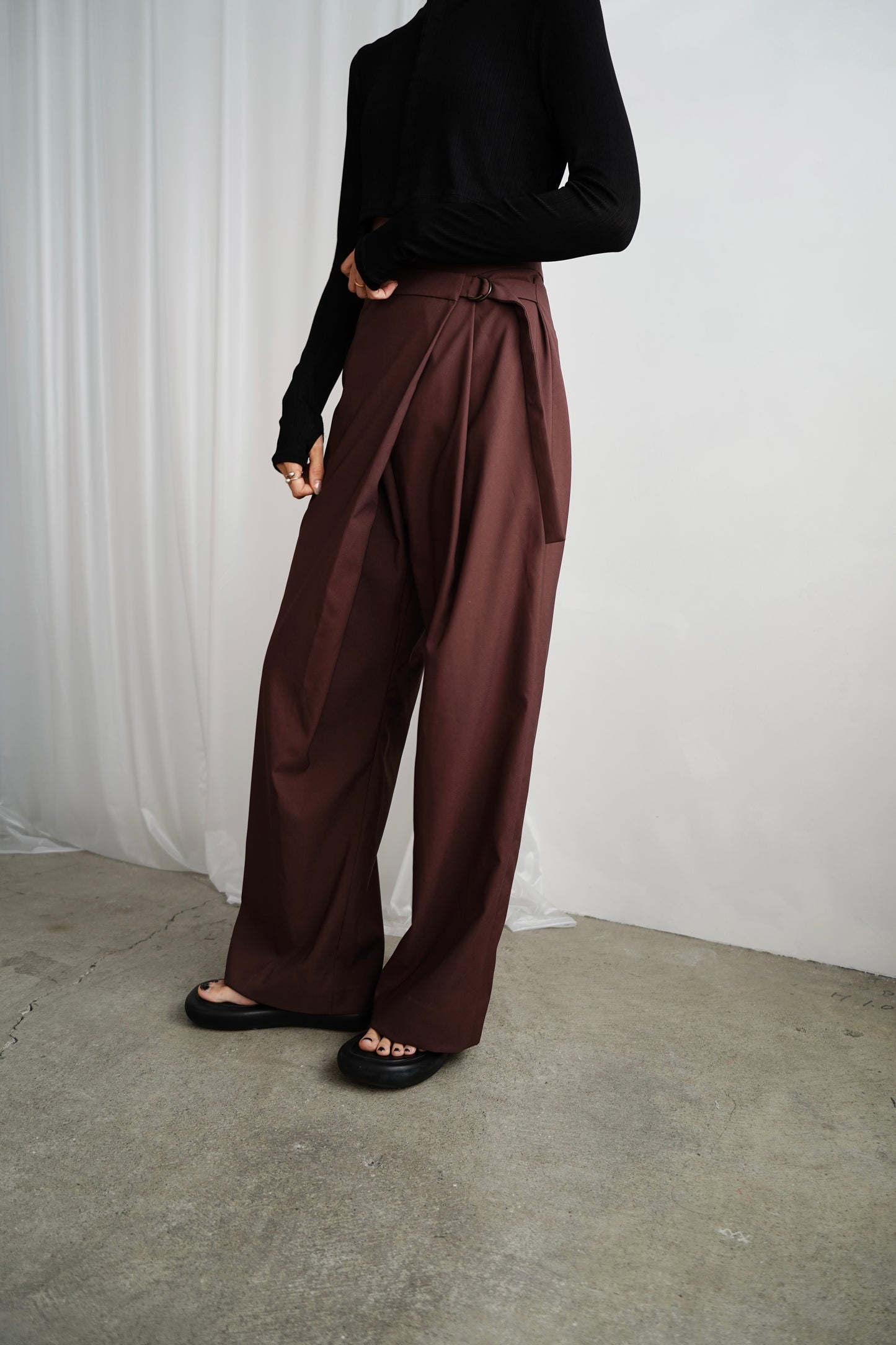 Cachecoeur Pants / BURGUNDY