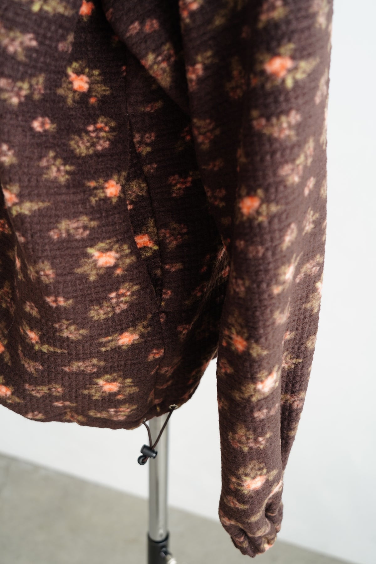 Flower  Half-Zip Jacket / BROWN -11月25日発送-