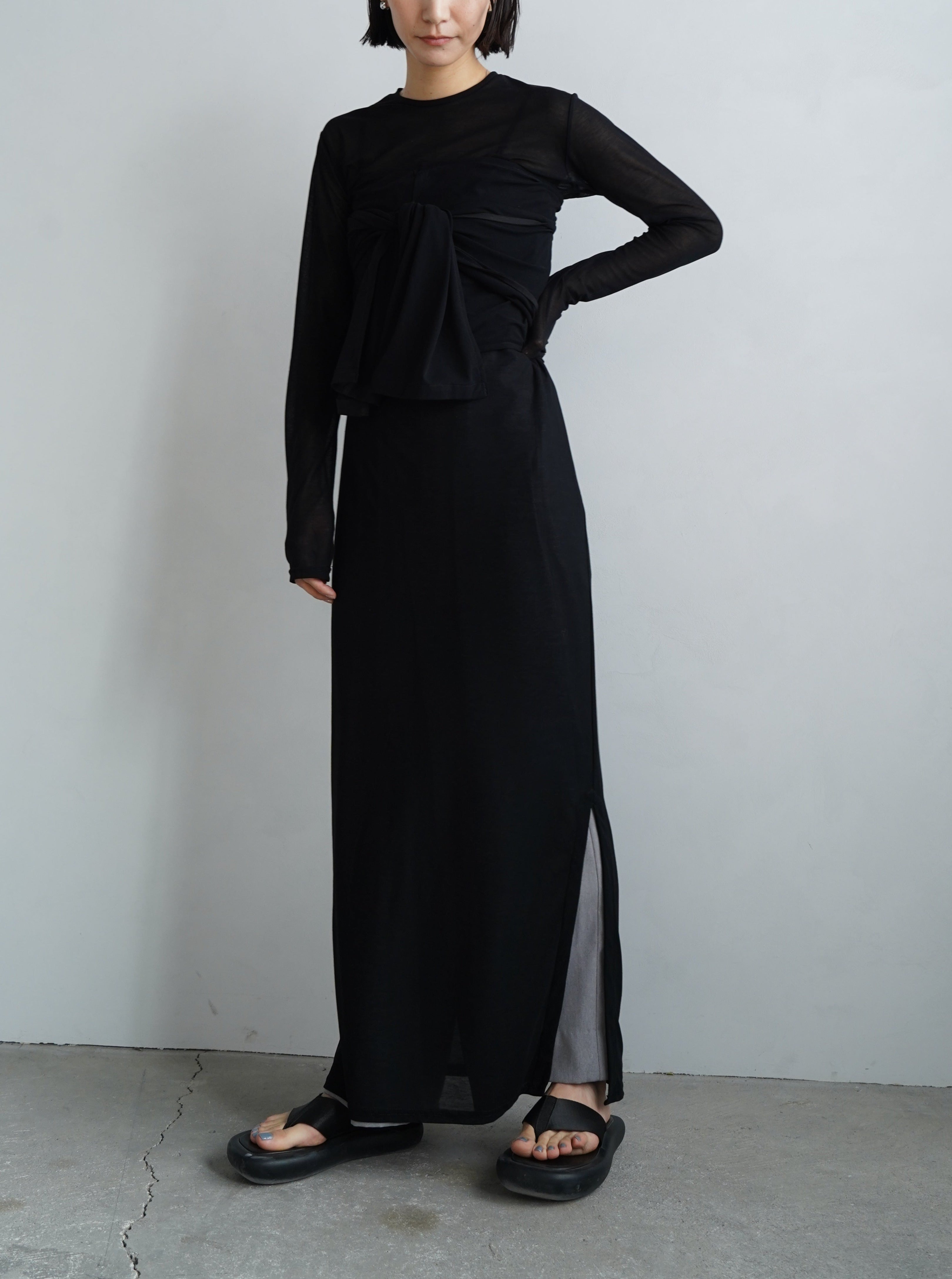 Sheer Band Onepiece / BLACK -5日以内発送- – &her