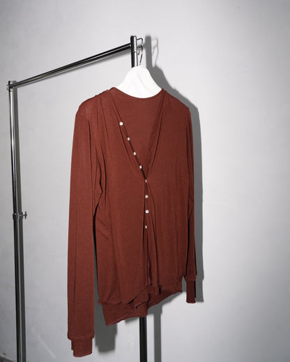 Powdery Cardigan / BROWN