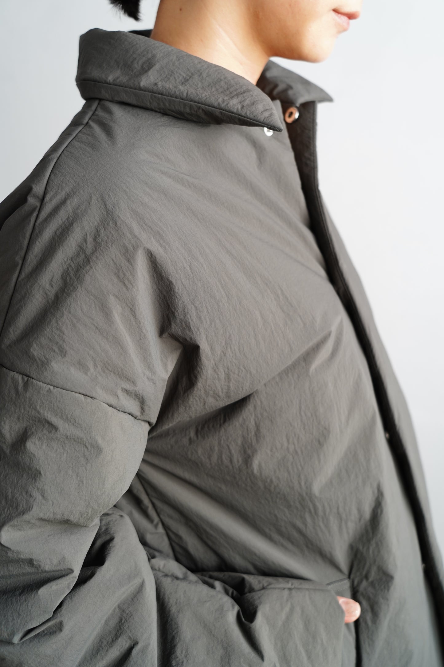 Padded Coat / CHARCOAL
