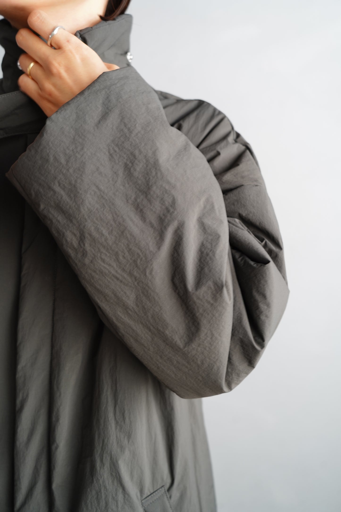 Padded Coat / CHARCOAL