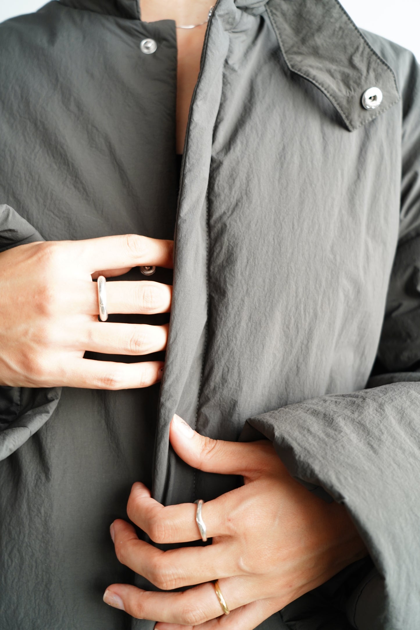 Padded Coat / CHARCOAL