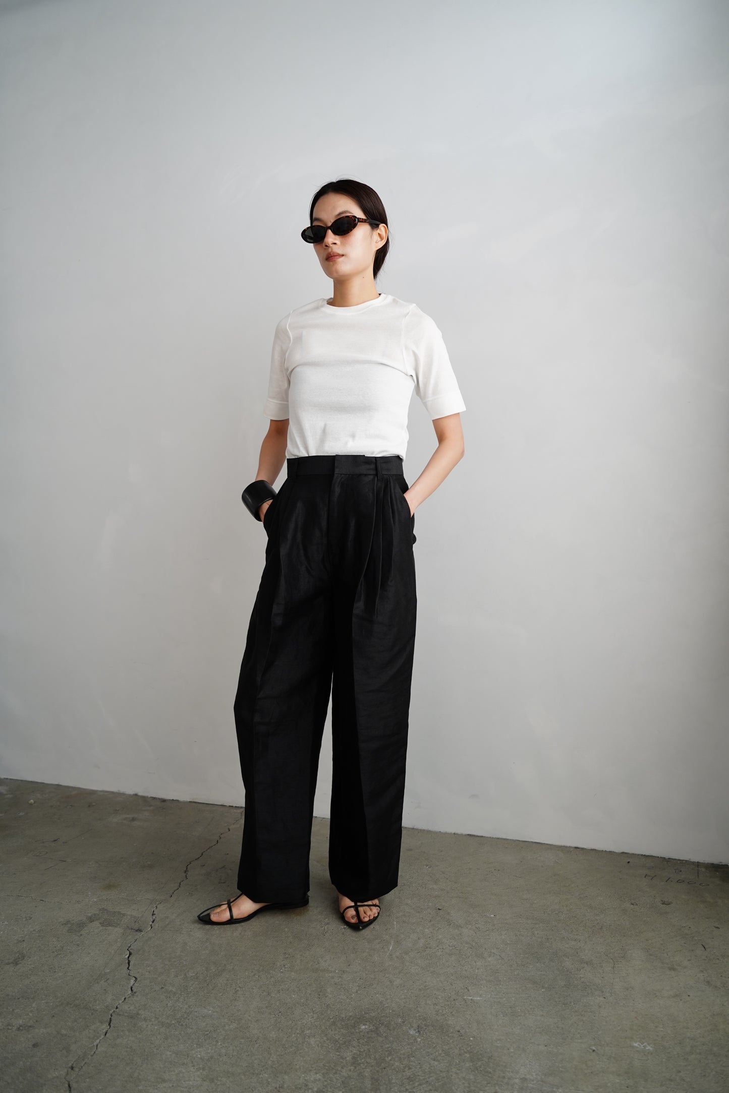 Linen Pants / BLACK