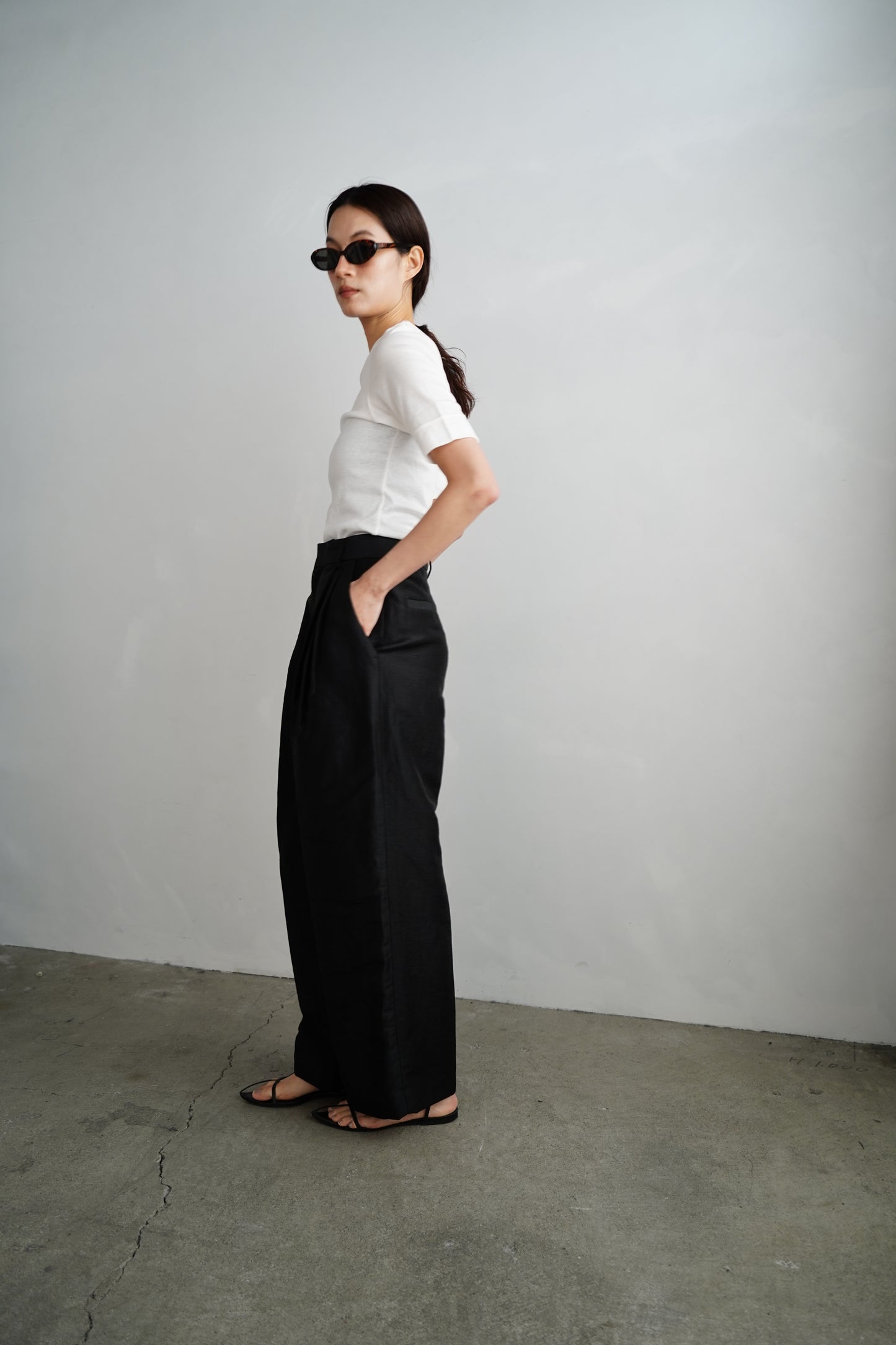 Linen Pants / BLACK
